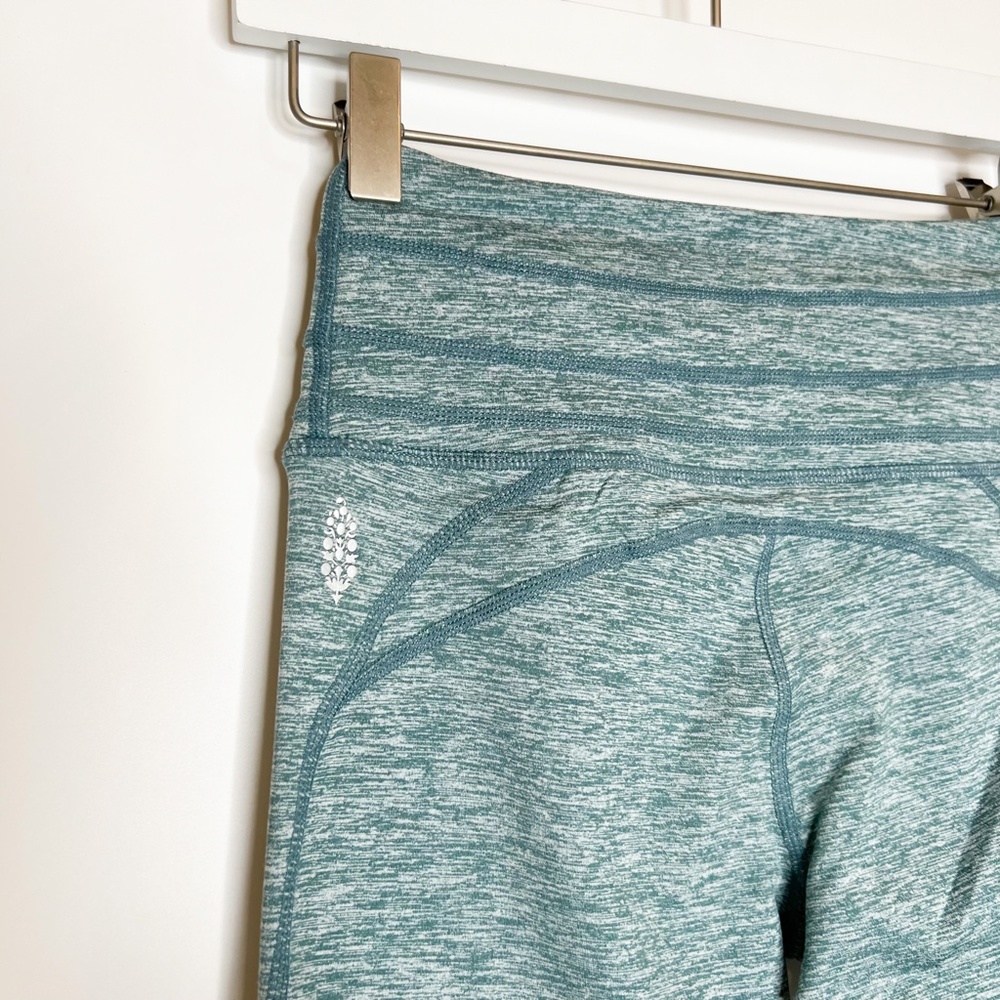 Free People Leggings FP Movement Swerve Heather Green - Picture 8 of 9